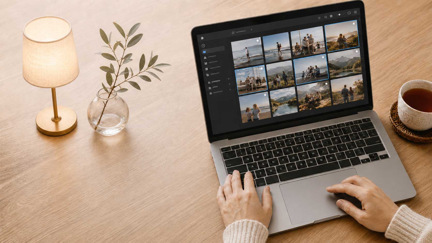Отбор семейных фотографий для будущей фотокниги